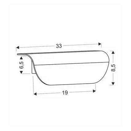 Aplică LED de exterior LED/12W/230V IP65 negru