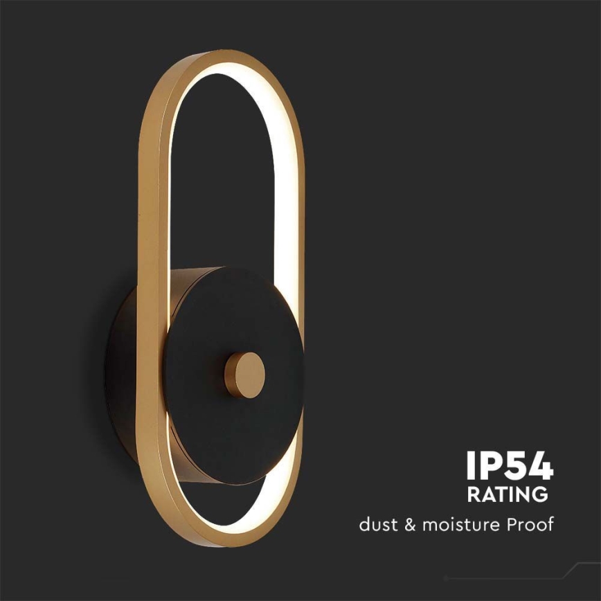 Aplică LED de exterior LED/15W/230V IP54 3000K alamă