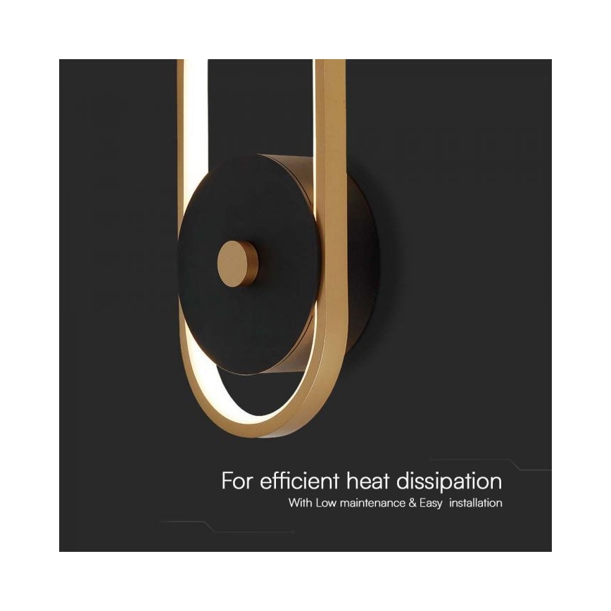 Aplică LED de exterior LED/15W/230V IP54 4000K alamă