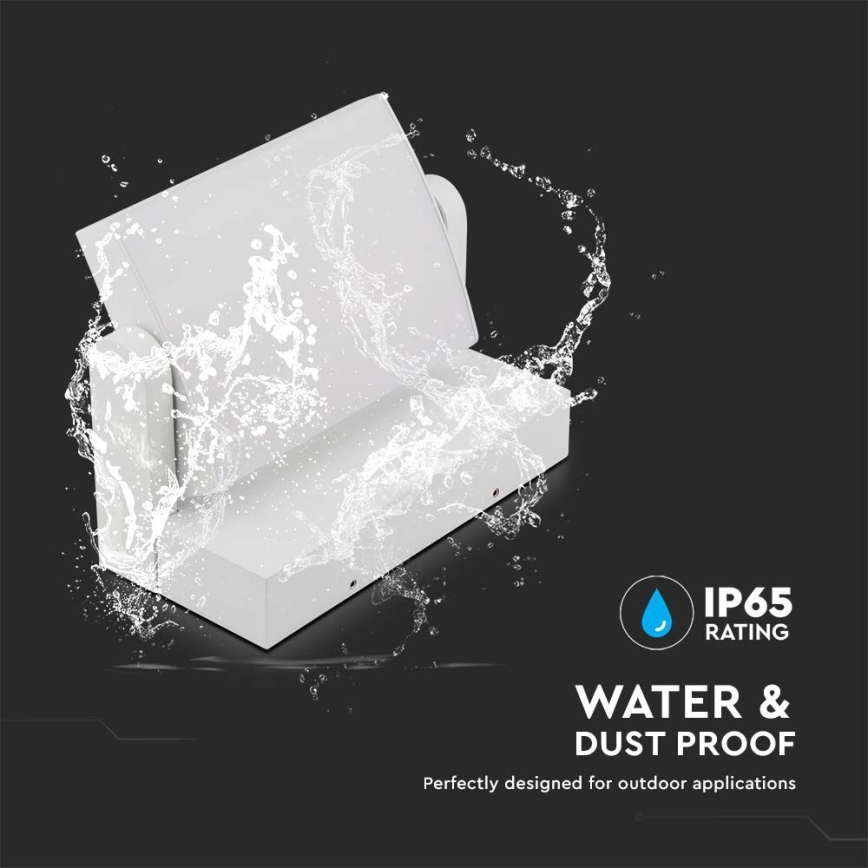 Aplică LED de exterior LED/17W/230V 4000K IP65 albă