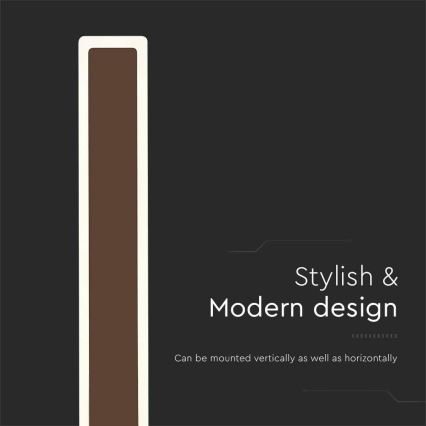 Aplică LED de exterior LED/17W/230V 4000K IP65 maro