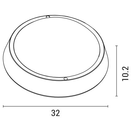 Aplică LED de exterior LED/30W/230V 4000K IP54 negru