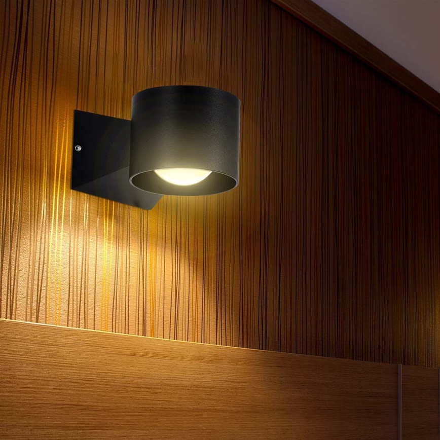 Aplică LED de exterior LED/5W/230V 3000K IP65 negru