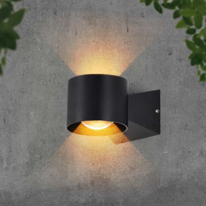 Aplică LED de exterior LED/5W/230V 3000K IP65 negru