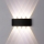 Aplică LED de exterior LED/8W/230V IP44 4000K negru Top Light