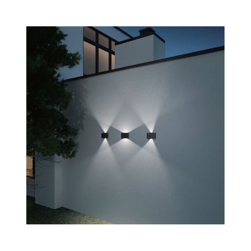 Aplică LED de exterior LED2 BLADE 2xLED/12W/230V IP54