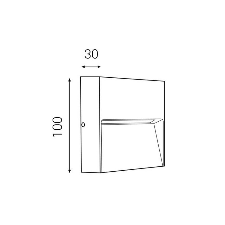 Aplică LED de exterior LED2 STEP ON LED/3W/230V antracit IP54