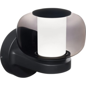 Aplica LED de exterior MALAGA, 12W/230V, IP44, neagră