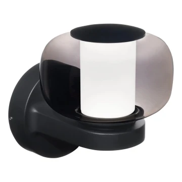 Aplica LED de exterior MALAGA, 12W/230V, IP44, neagră