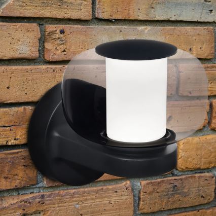 Aplica LED de exterior MALAGA, 12W/230V, IP44, neagră