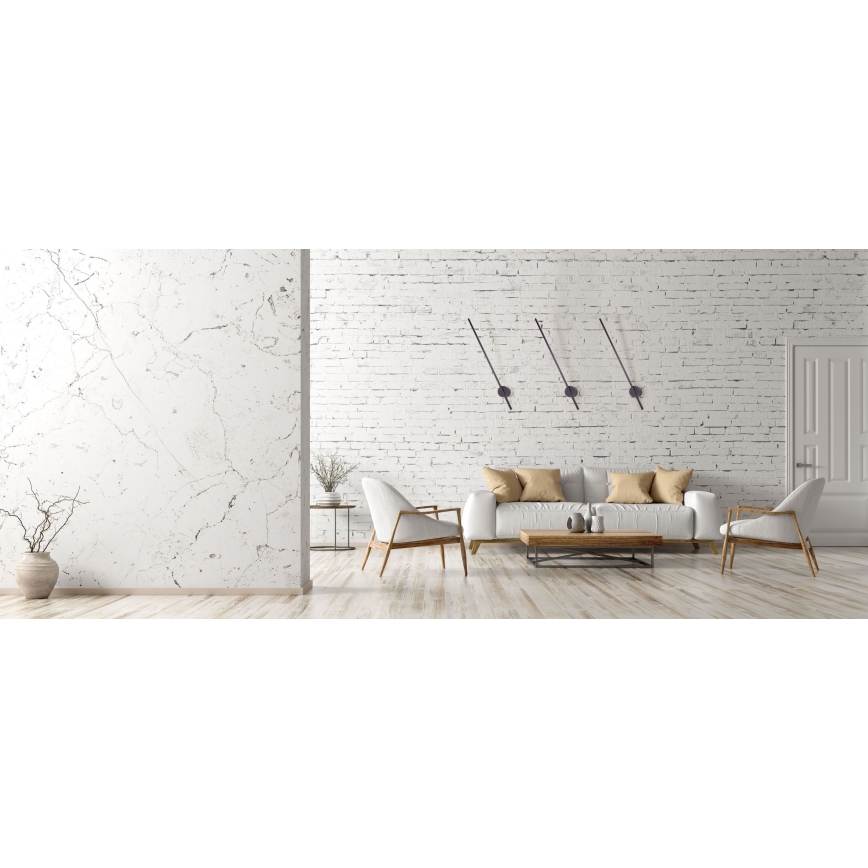 Aplică LED de exterior MAXLIGHT W0267 SPIDER LED/8,4W/230V IP44 negru