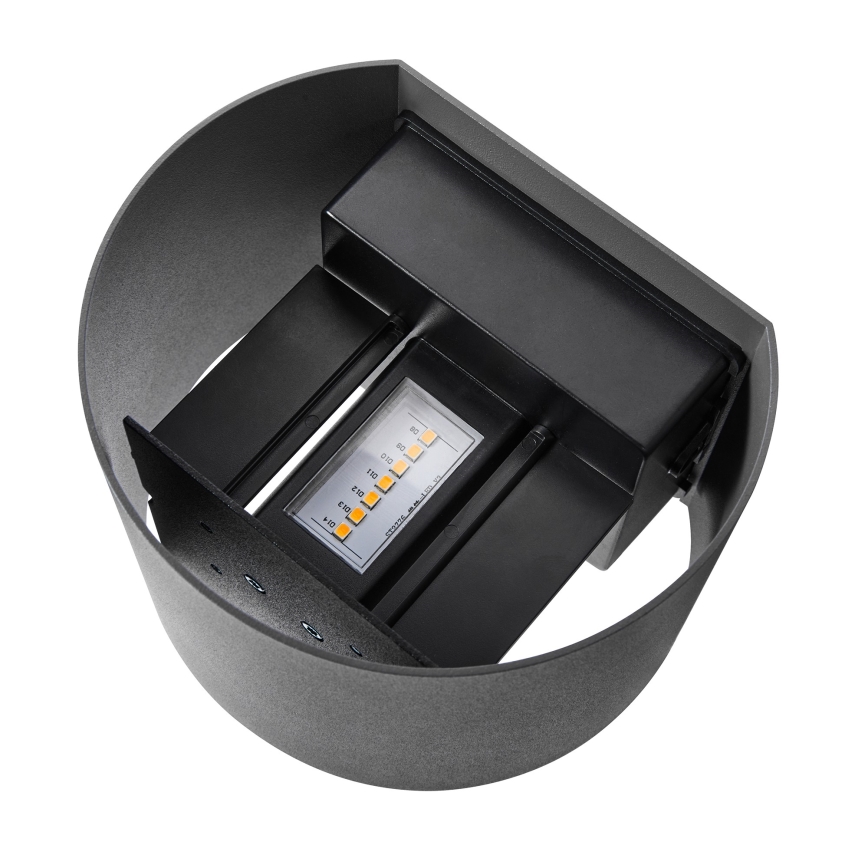 Aplica LED de exterior Nordlux MILDA, 4,9 W, 230 V, IP44, antracit