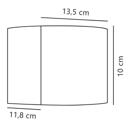 Aplica LED de exterior Nordlux MILDA, 4,9 W, 230 V, IP44, antracit