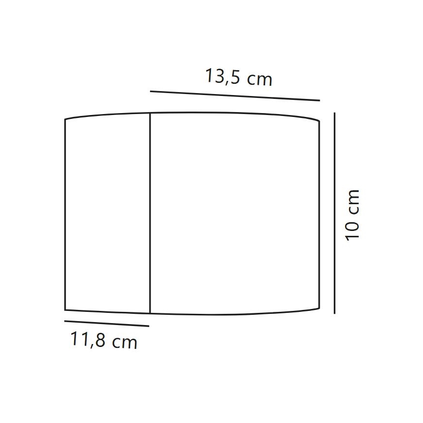 Aplica LED de exterior Nordlux MILDA, 4,9 W, 230 V, IP44, antracit