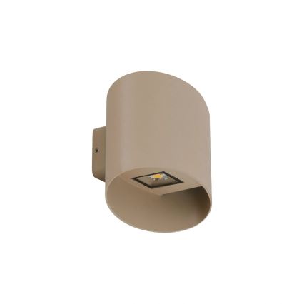 Aplica LED de exterior pentru perete VERTO LED/5W/230V IP54 bej