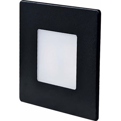 Aplica LED de exterior pentru scări LED/1,7W/230V 3000/4000/6000K IP54 neagră