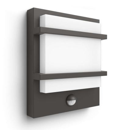 Philips 17395/93/P0 - LED Aplica perete exterior MYGARDEN PETRONIA LED/12W