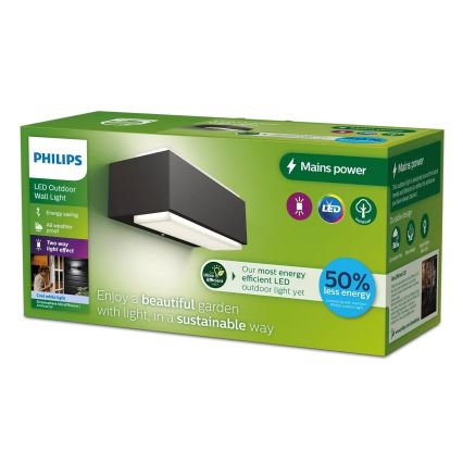 Aplică LED de exterior Philips STRATOSPHERE LED/3,8W/230V 4000K IP44