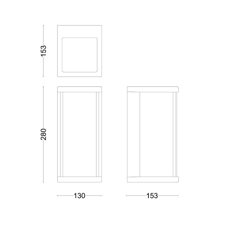 Aplică LED de exterior Philips ULYZO LED/12W/230V IP44