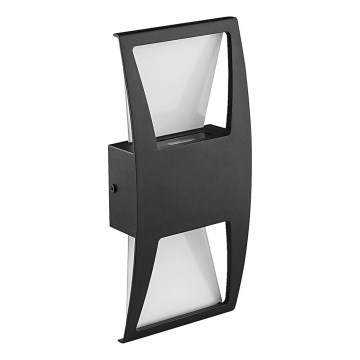 Aplică LED de exterior Prezent 31310 OZZ 2xLED/4W/230V IP44 negru