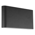 Aplică LED de exterior Prezent 31318 MAER 2xLED/5W/230V IP44 negru