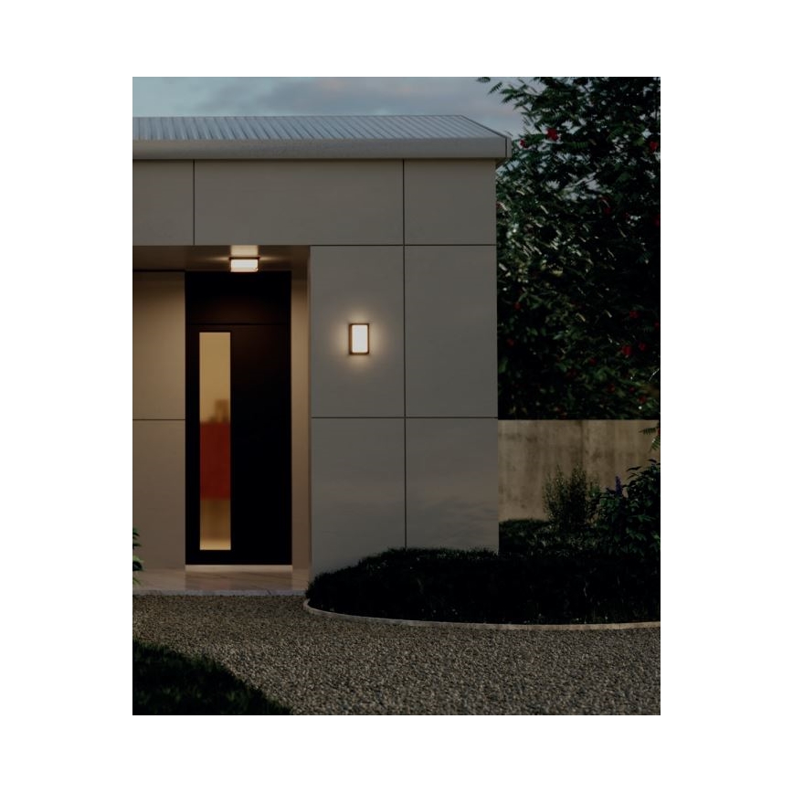 Aplică LED de exterior QUADRIS LED/12W/230V IP54 maro Redo 90534