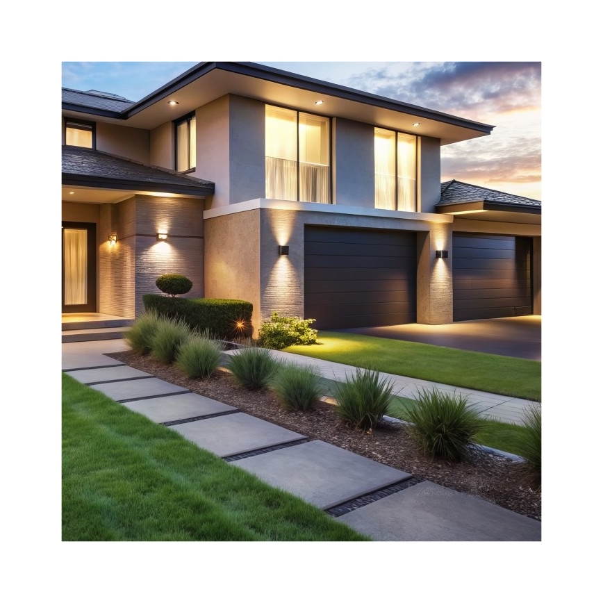 Aplică LED de exterior QUERK 2xLED/3W/230V 3000K IP54 negru