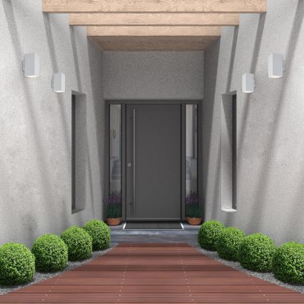 Aplică LED de exterior Rabalux LED/18W/230V 2700/4000/6500K IP65 alb