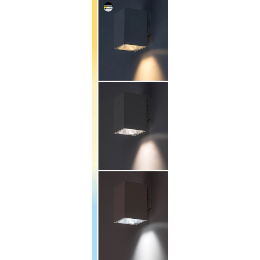 Aplică LED de exterior Rabalux LED/18W/230V 2700/4000/6500K IP65 alb