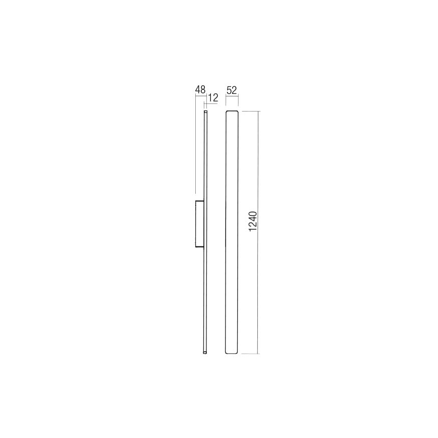 Aplică LED de exterior Redo 90430 REFLEXA LED/20W/230V 3000K IP54 alb