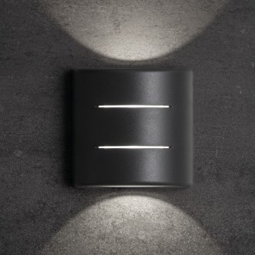 Aplica LED de exterior REFAZI, 6W, 230V, IP54, antracit