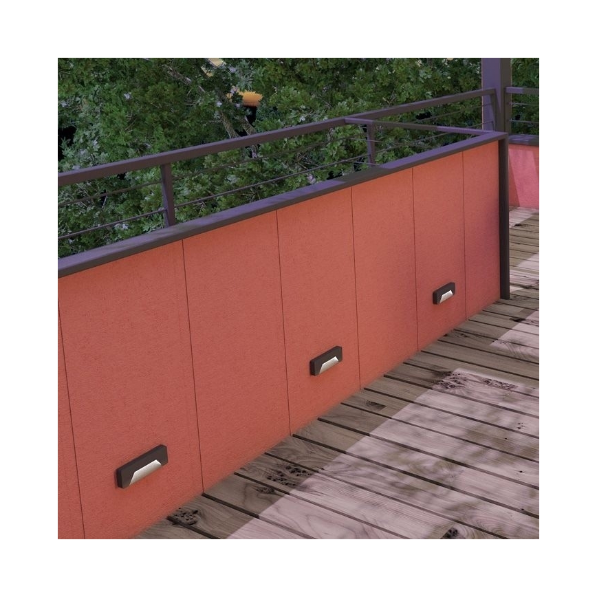 Aplică LED de exterior RENO LED/3W/230V IP65 RED-Design Rendl-R11953
