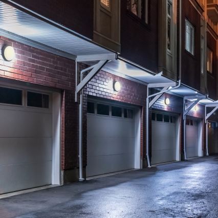 Aplică LED de exterior LED/20W/230V 4000K IP54 rotund gri