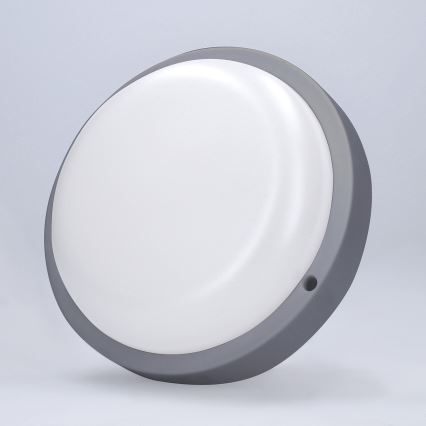Aplică LED de exterior LED/20W/230V 4000K IP54 rotund gri