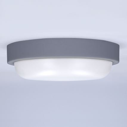 Aplică LED de exterior LED/20W/230V 4000K IP54 rotund gri