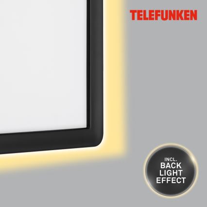 Aplică LED de exterior Telefunken 313605TF LED/16W/230V IP44 negru