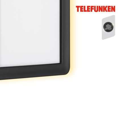 Aplică LED de exterior Telefunken 313605TF LED/16W/230V IP44 negru
