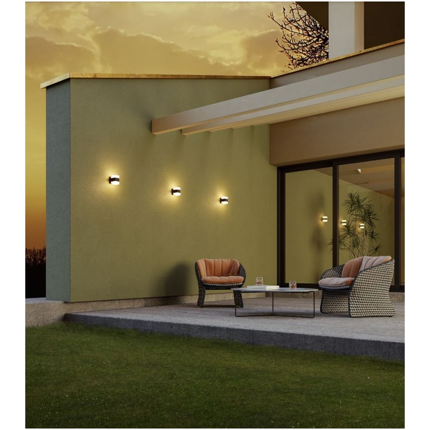 Aplică LED de exterior TOK LED/14,8W/230V IP44 antracit Redo 90492