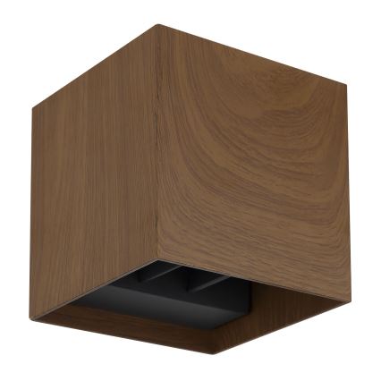 Aplică LED de exterior 2xLED/3W/230V IP44 maro Globo