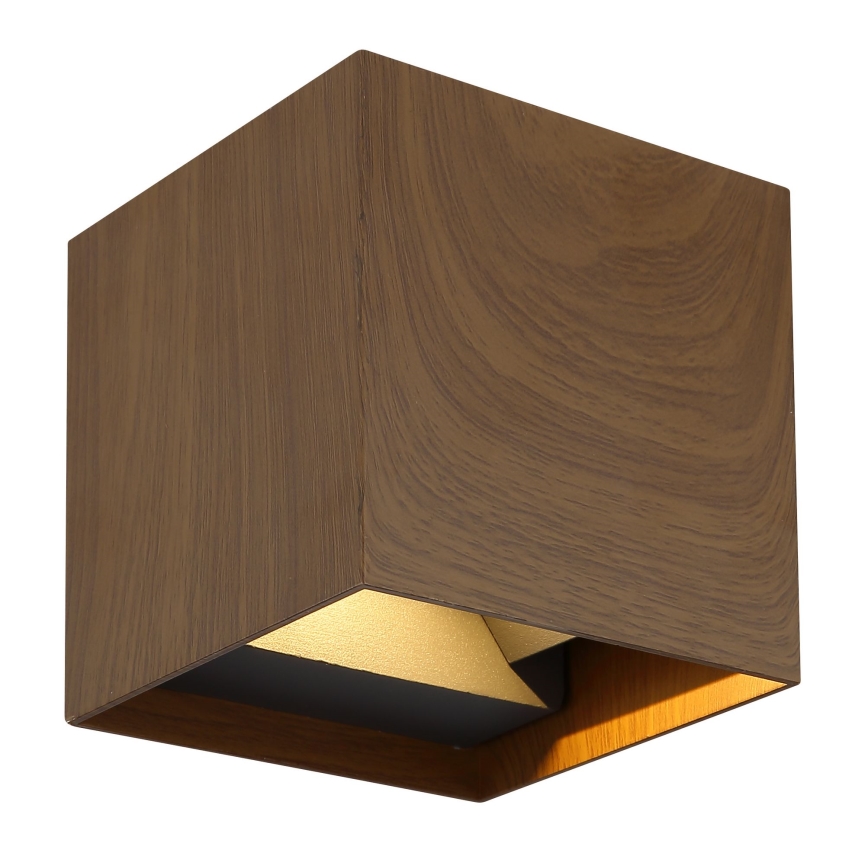 Aplică LED de exterior 2xLED/3W/230V IP44 maro Globo