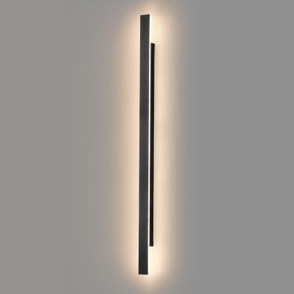 Aplică LED de exterior WOW LED/20W/230V 3000/4000/6000K 120 cm IP54 negru