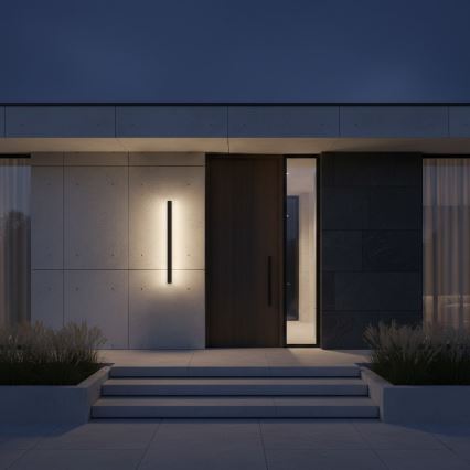 Aplica LED de exterior WOW LED/11W/230V 3000/4000/6000K 60 cm IP54 negru