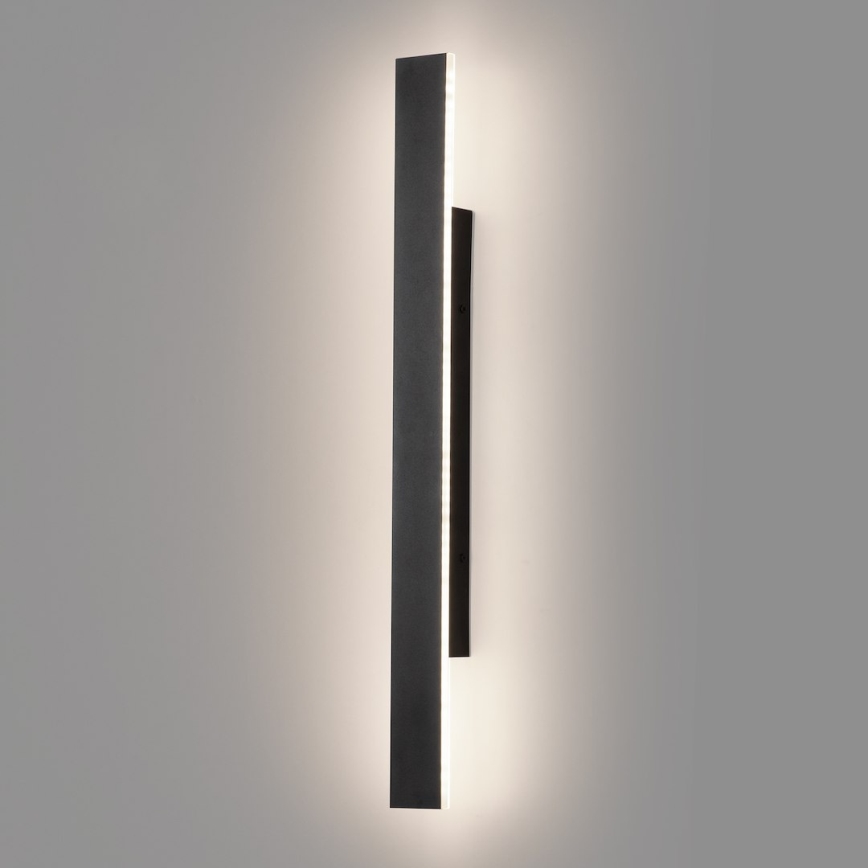 Aplica LED de exterior WOW LED/11W/230V 3000/4000/6000K 60 cm IP54 negru