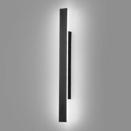 Aplica LED de exterior WOW LED/11W/230V 3000/4000/6000K 60 cm IP54 negru