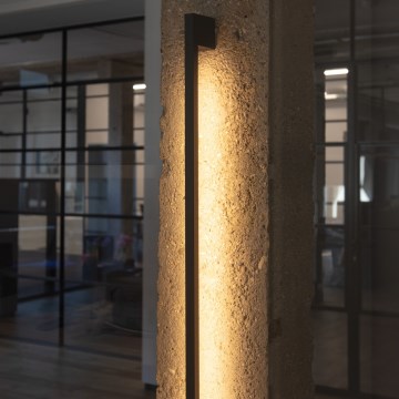 Aplică LED de exterior YALTE LED/8W/230V 3000K IP54 negru