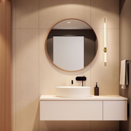 Aplica LED de perete BATUTA LED/14W/230V, auriu