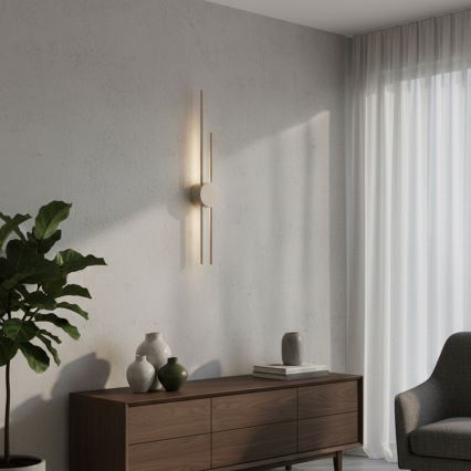 Aplica LED de perete LANA/15W/230V 4000K, bej