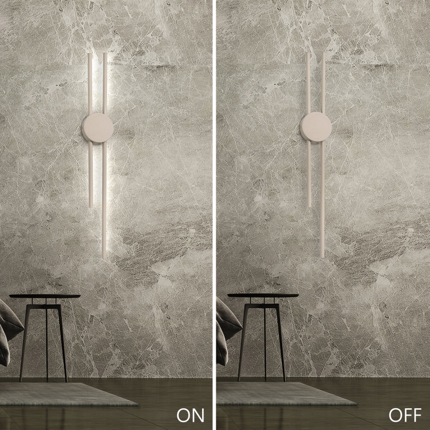 Aplica LED de perete LANA/15W/230V 4000K, bej