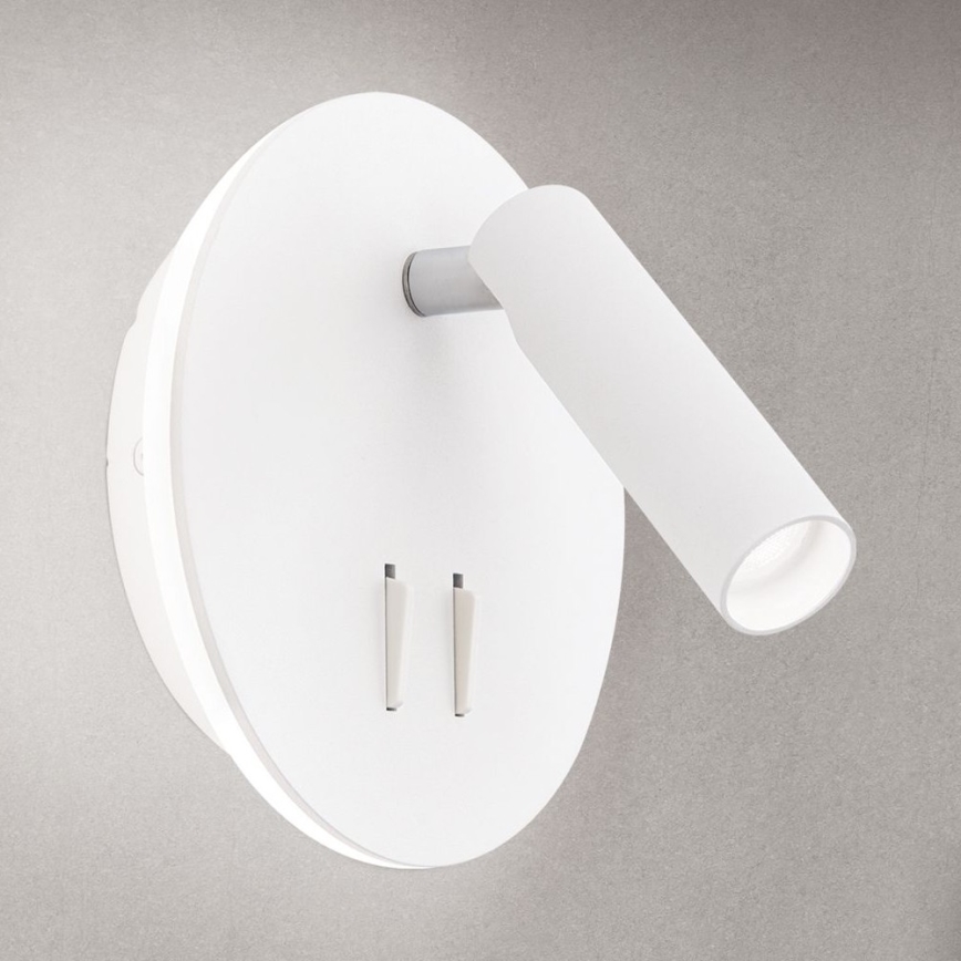 Aplica LED de perete LENNY LED/6W/230V + LED/3W albă