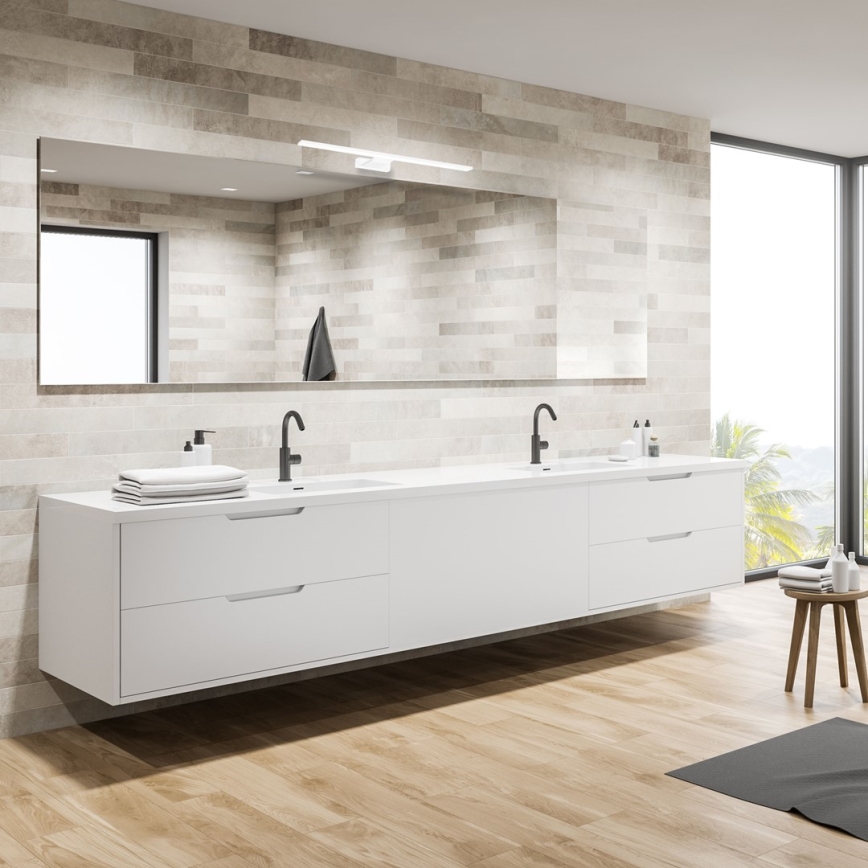 Aplica LED de perete pentru baie SHINE LED/7W/230V 40 cm IP44 albă